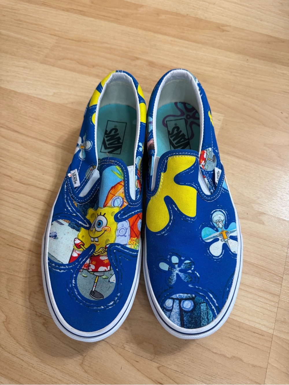 Vans x SpongeBob SquarePants Slip-On Sneakers | Men’s 9.5